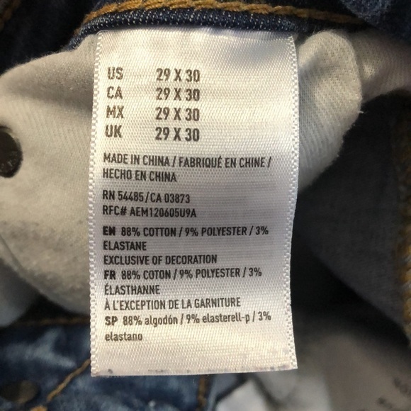 American Eagle Slim Fit distressed jeans size 29 X 30 - Picture 8 of 11